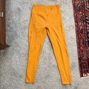 Girlfriend Collected High Rise Full Length Compressive Legging in Honey